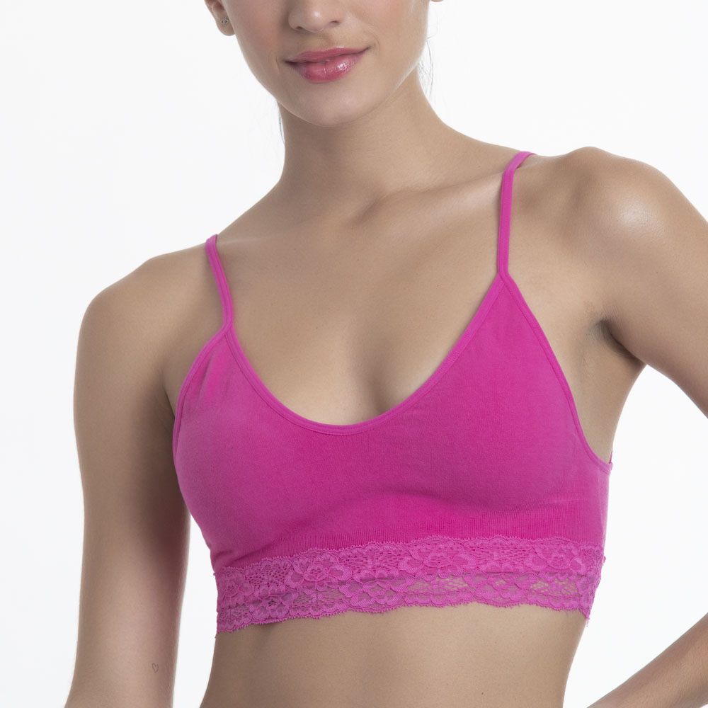 TOP SEAMLESS & ENCAJE - 1