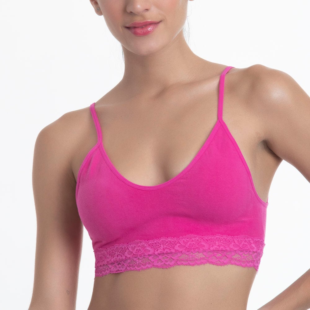 TOP SEAMLESS & ENCAJE - 1