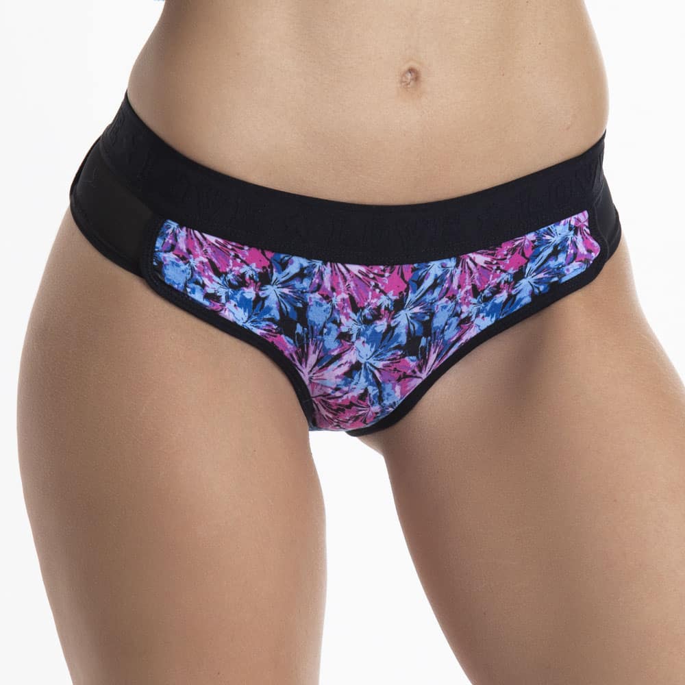 PANTALETA COTTON SPANDEX A LA CADERA - 1