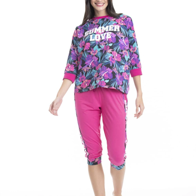 PIJAMA CAPRI DE COTTON VERANO - 1