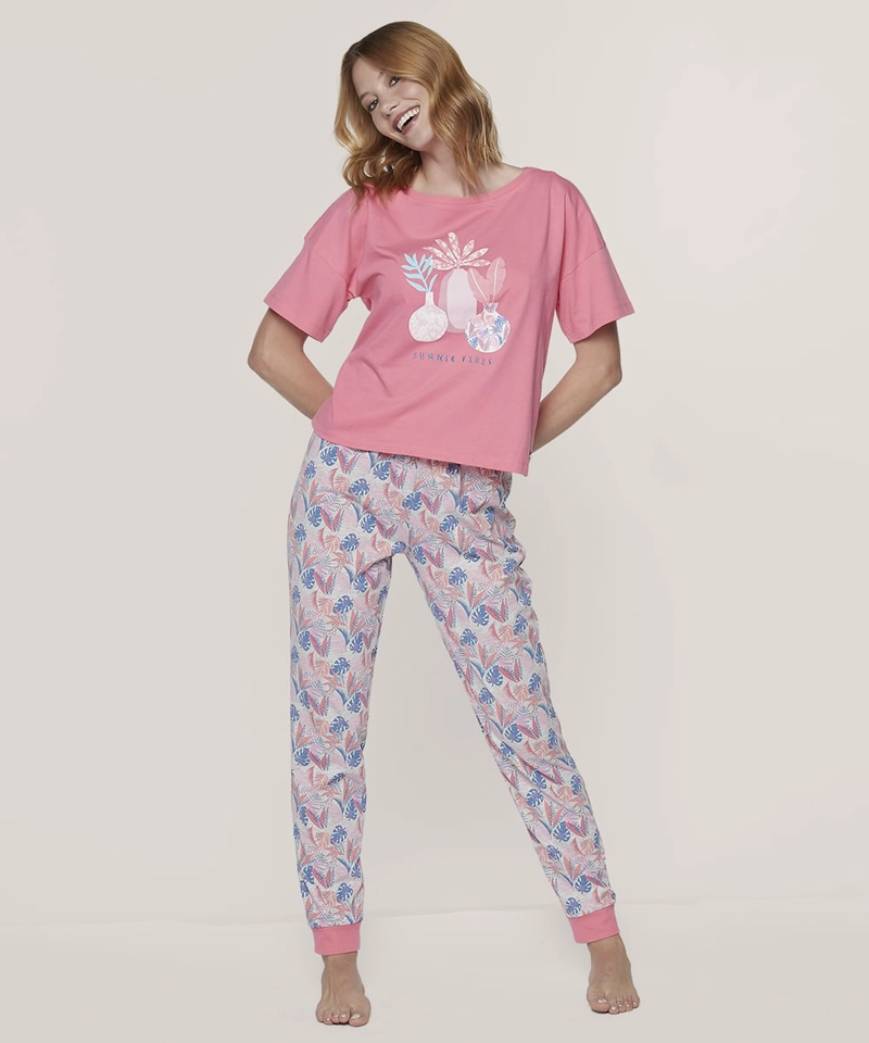 PIJAMA ALGODON ESTAMPADO | SUAVIDAD EN TUS NOCHES - 1