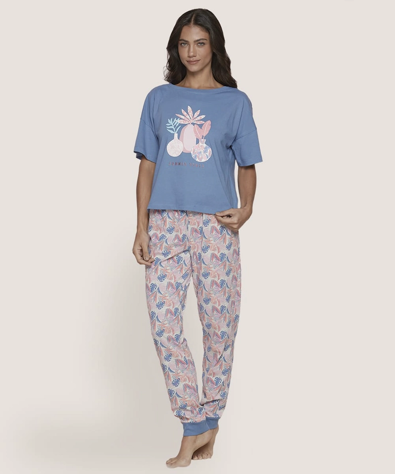 PIJAMA ALGODON ESTAMPADO | SUAVIDAD EN TUS NOCHES - 2