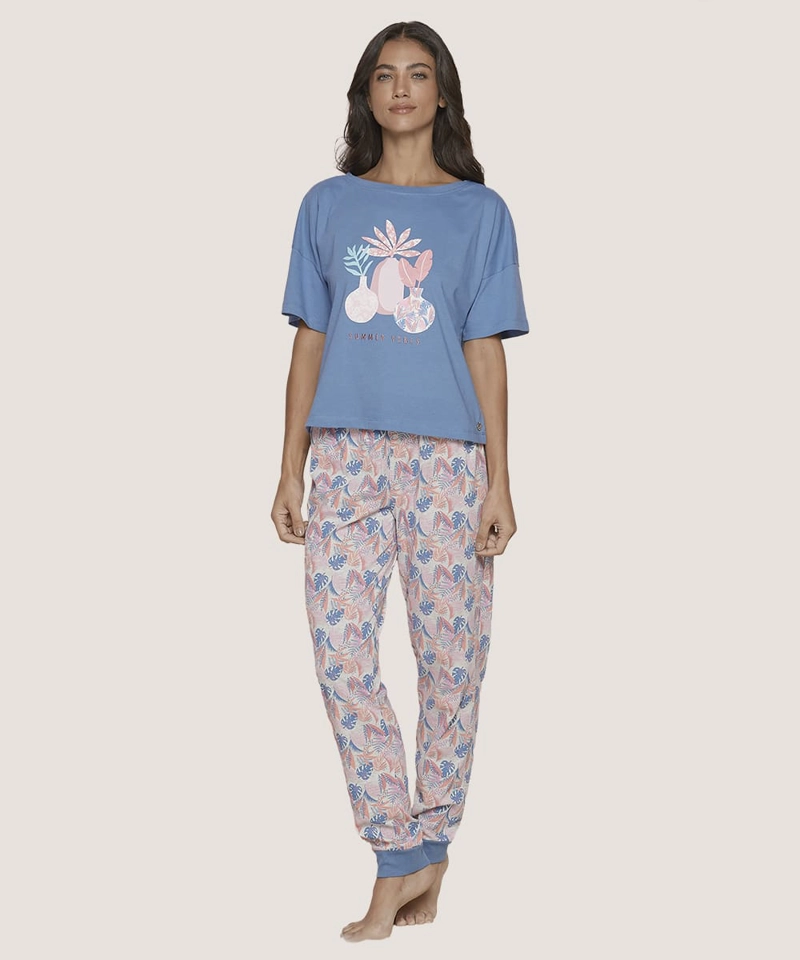 PIJAMA ALGODON ESTAMPADO | SUAVIDAD EN TUS NOCHES - 4