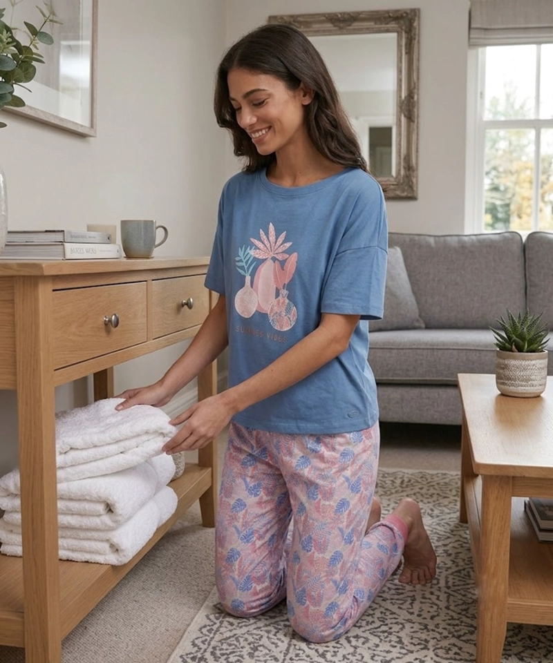 PIJAMA ALGODON ESTAMPADO | SUAVIDAD EN TUS NOCHES - 6