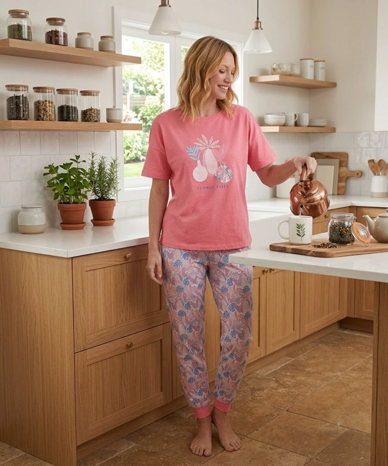 PIJAMA ALGODON ESTAMPADO | SUAVIDAD EN TUS NOCHES - 8