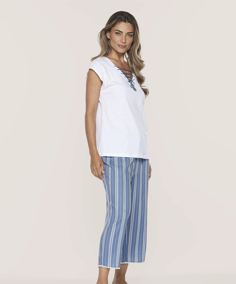PIJAMA VERANO MUJER COTTON VISCOSA | COMODIDAD FRESCA - 1