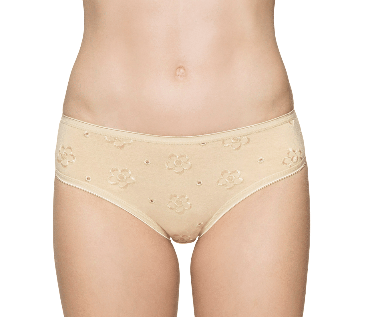 BIKINI COTTON SPANDEX BORDADO - 1