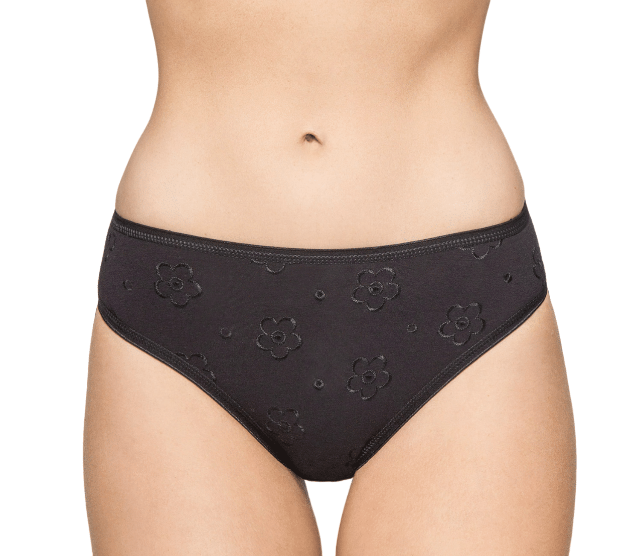 BIKINI COTTON SPANDEX BORDADO - 1