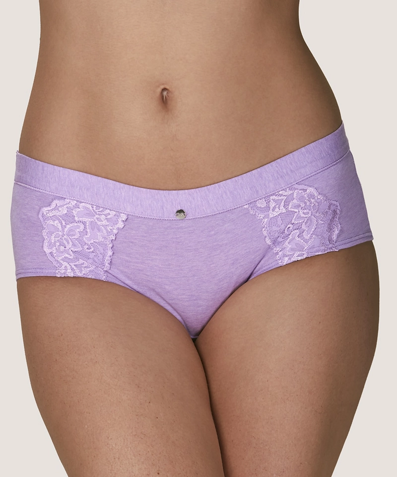 CALZON ALGODON ENCAJE TIRO BAJO MUJER LADY GENNY - 1