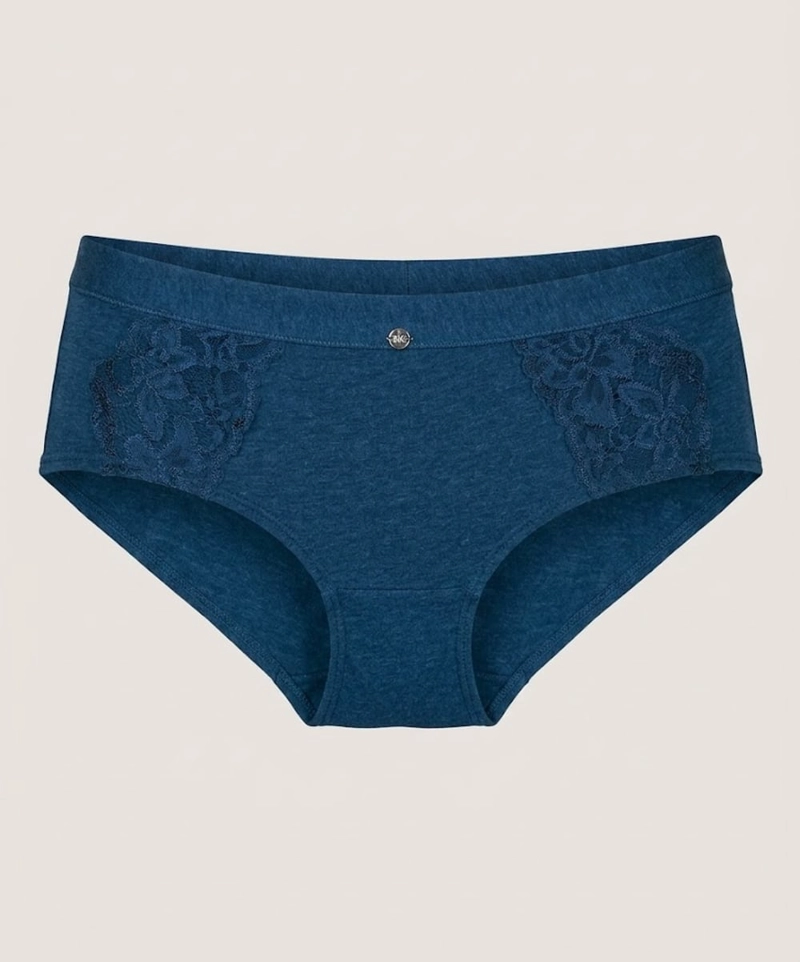 CALZON ALGODON ENCAJE TIRO BAJO MUJER LADY GENNY - 9