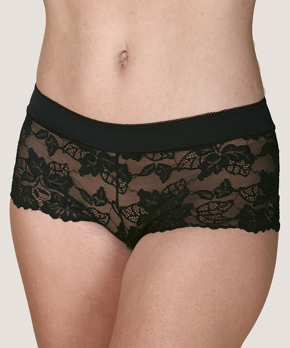 PANTALETA ENCAJE DELICADO Y MICROFIBRA - 4