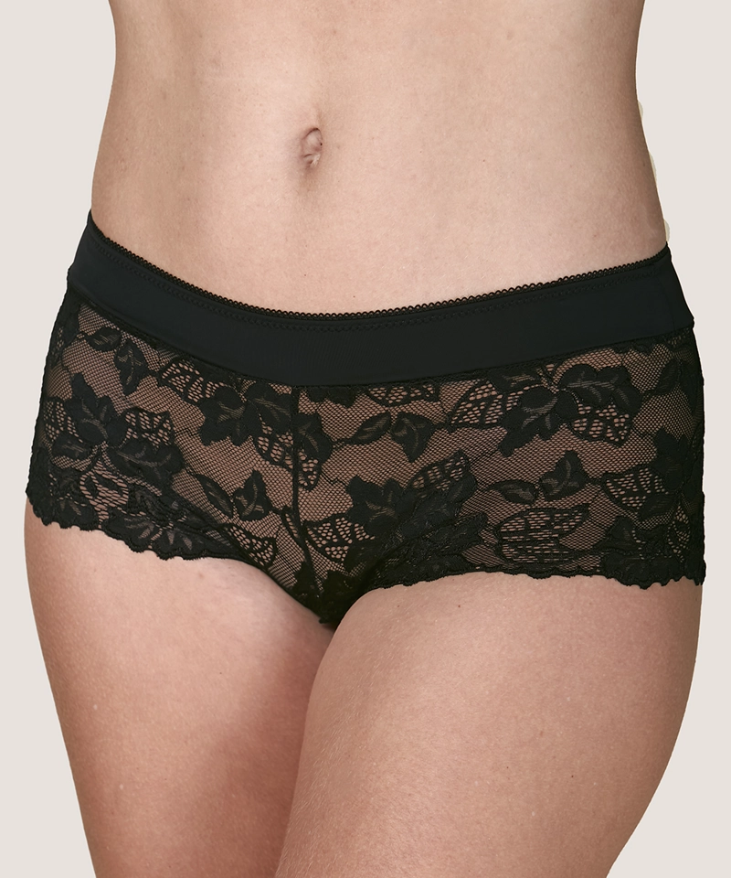 PANTALETA ENCAJE DELICADO Y MICROFIBRA - 4