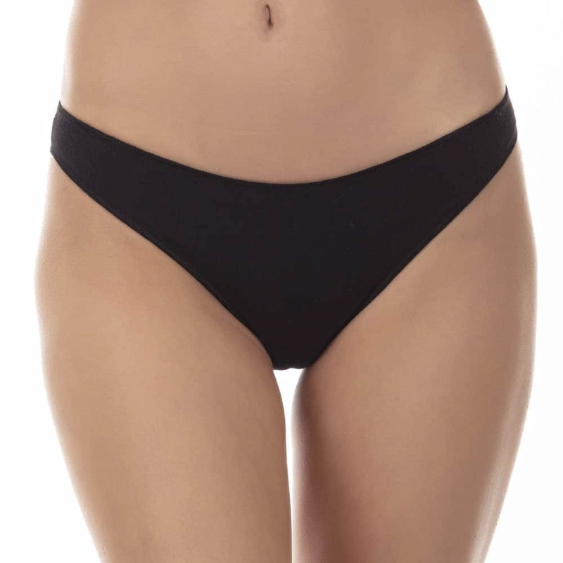 TANGA A LA CADERA DE ALGODON ELASTICADO - 1