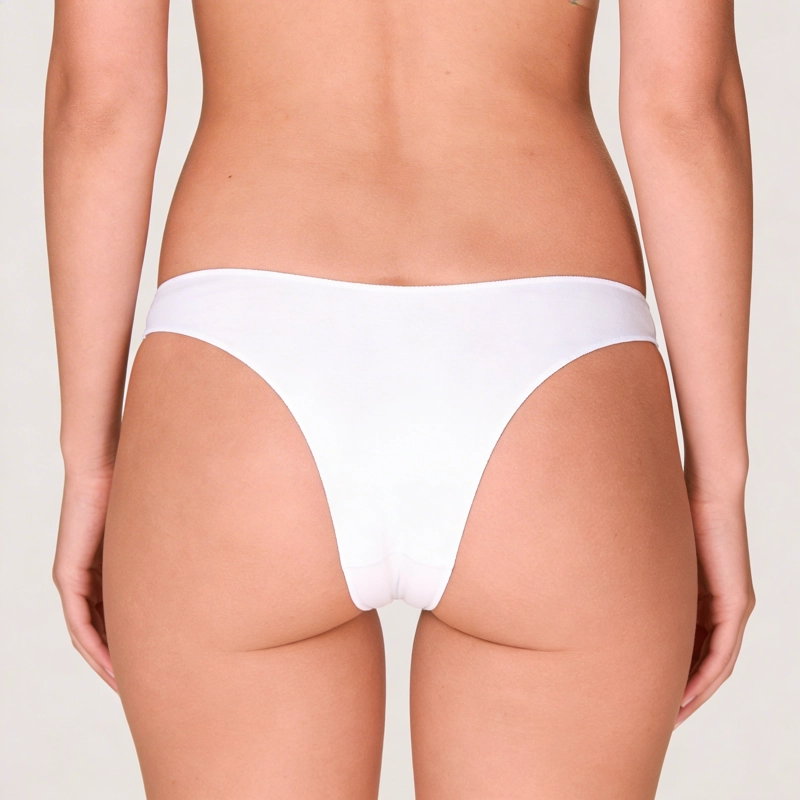 TANGA A LA CADERA DE ALGODON ELASTICADO - 6