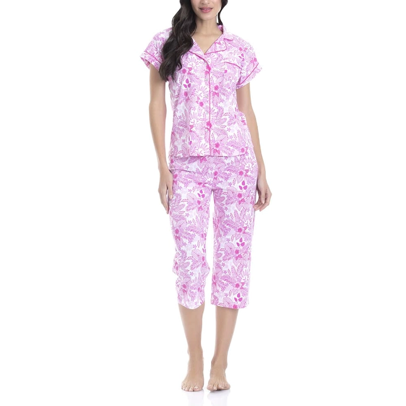 PIJAMA COTTON ESTAMPADO PARA MUJER - 1