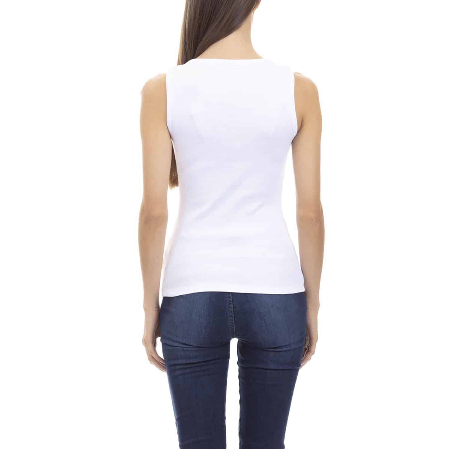 CAMISETA MUJER LADY GENNY COTTON RIB SIN MANGAS - 2