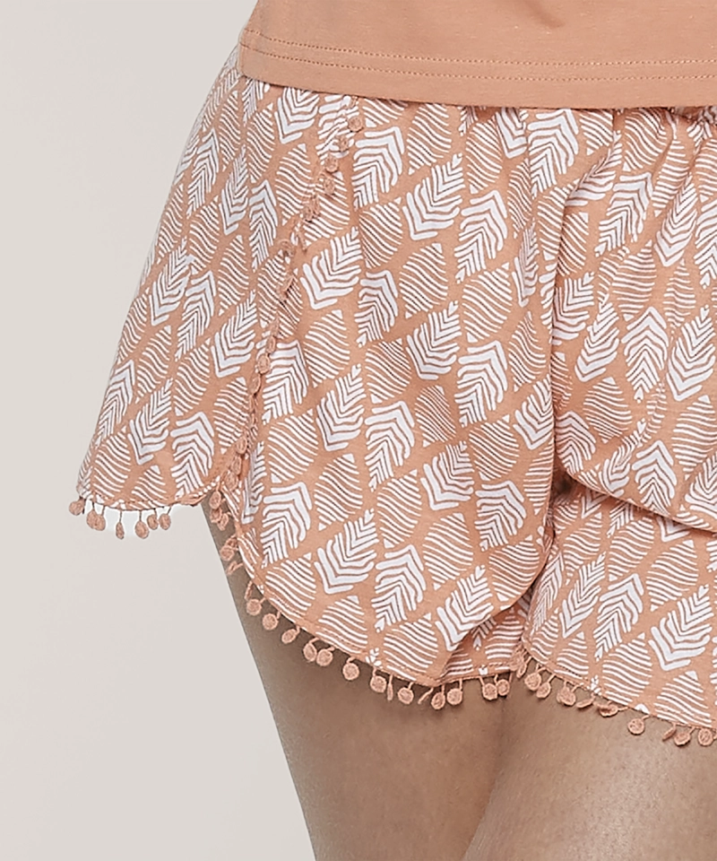 PIJAMA MUJER LADY GENNY DE VERANO EN ALGODÓN ESTILO TRIBAL - 4