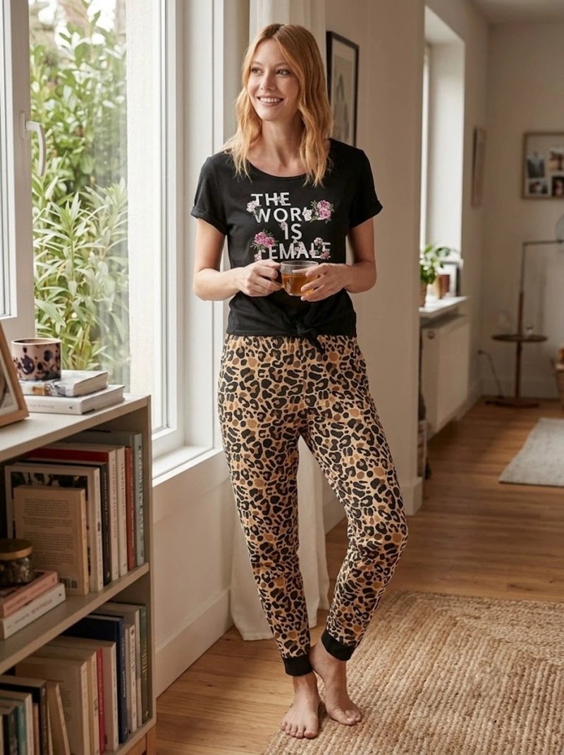 PIJAMA ALGODON ESTAMPADO | ESTILO Y CONFORT - 2