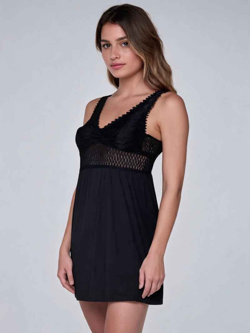 CAMISOLA MUJER LADY GENNY SEXY DE ENCAJE - 4