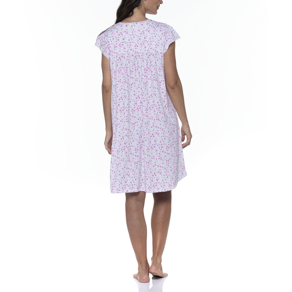 CAMISA DE DORMIR MUJER LADY GENNY ESTAMPADA DE ALGODÓN - 2