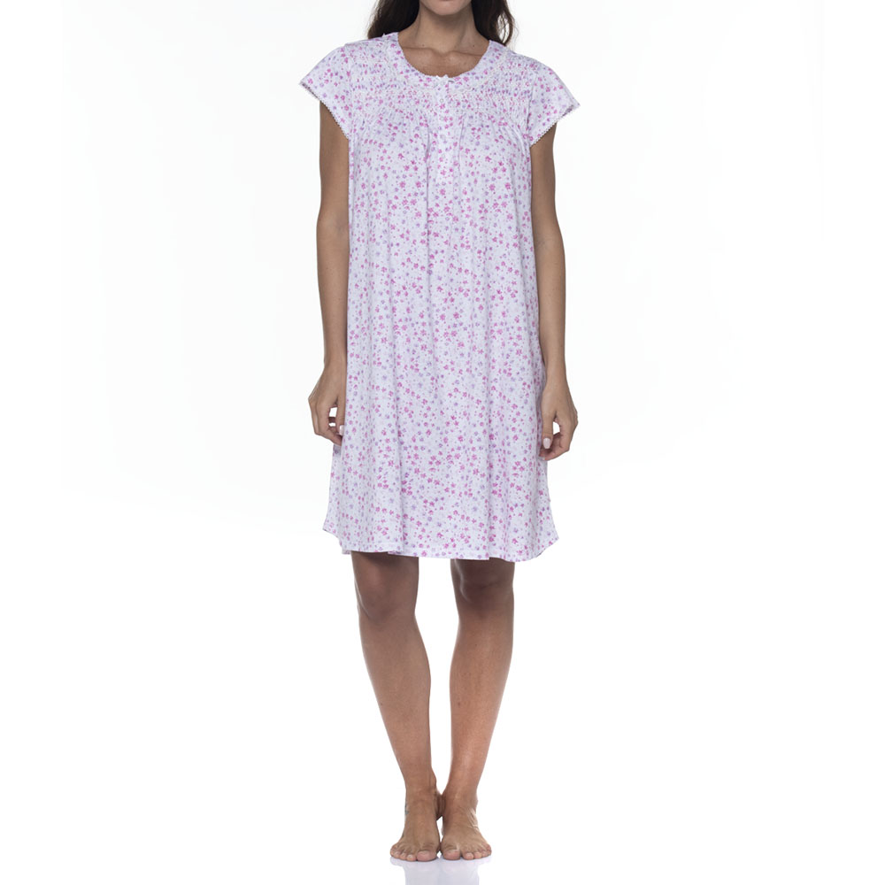 CAMISA DE DORMIR MUJER LADY GENNY ESTAMPADA DE ALGODÓN - 3