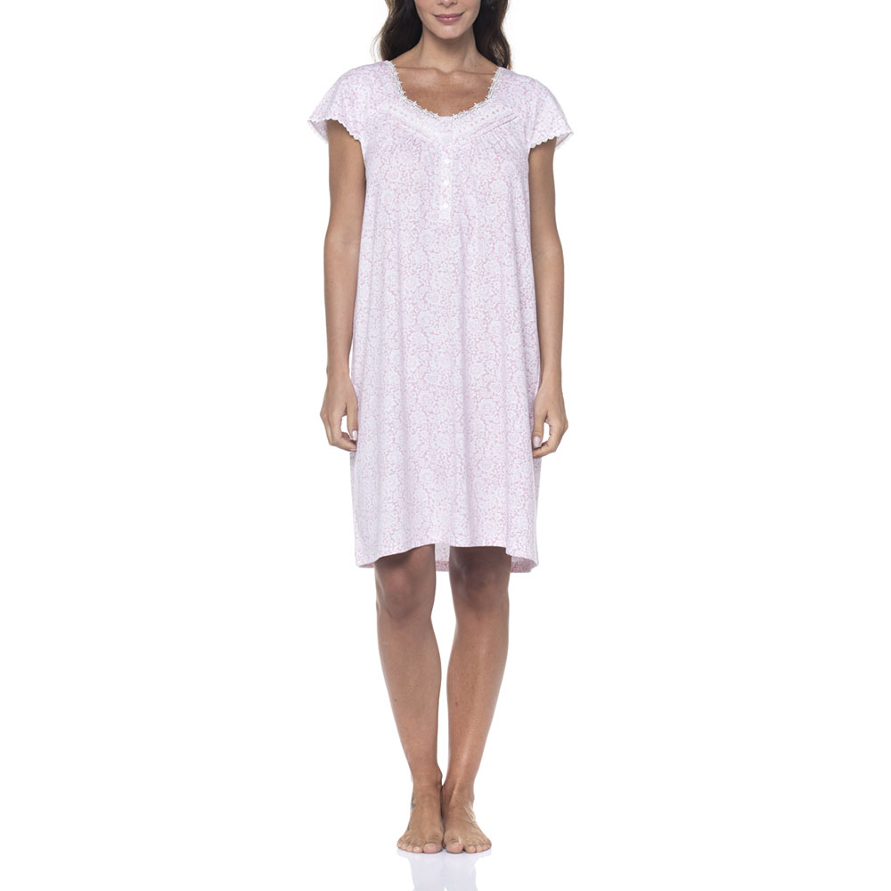 CAMISA DE DORMIR MUJER LADY GENNY CON DETALLES HERMOSOS - 3