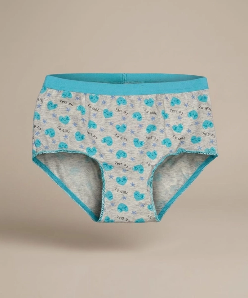 CALZÓN ALGODÓN LADY GENNY INFANTIL CON ELÁSTICO ESTAMPADO - 1