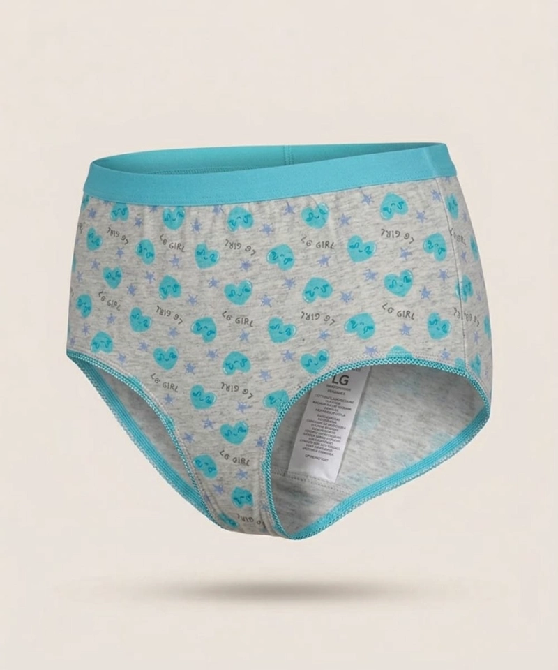 CALZÓN ALGODÓN LADY GENNY INFANTIL CON ELÁSTICO ESTAMPADO - 2