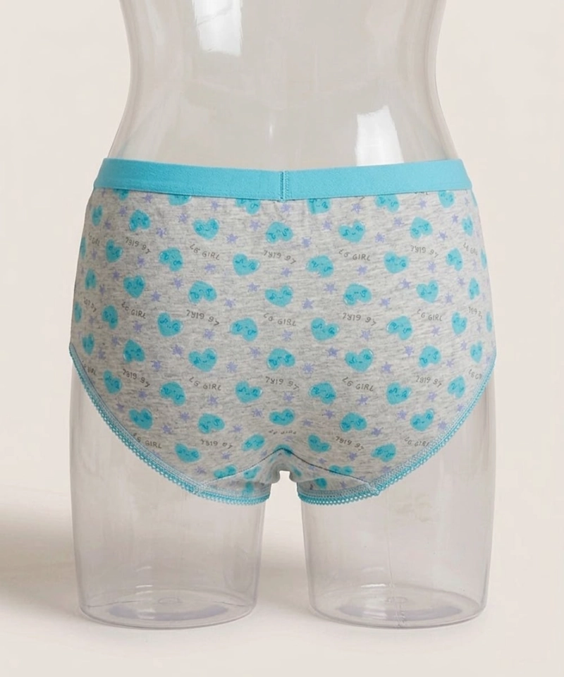 CALZÓN ALGODÓN LADY GENNY INFANTIL CON ELÁSTICO ESTAMPADO - 4