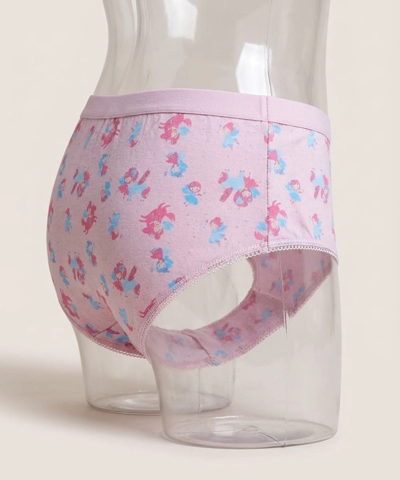 CALZÓN ALGODÓN LADY GENNY INFANTIL CON ELÁSTICO ESTAMPADO - 5