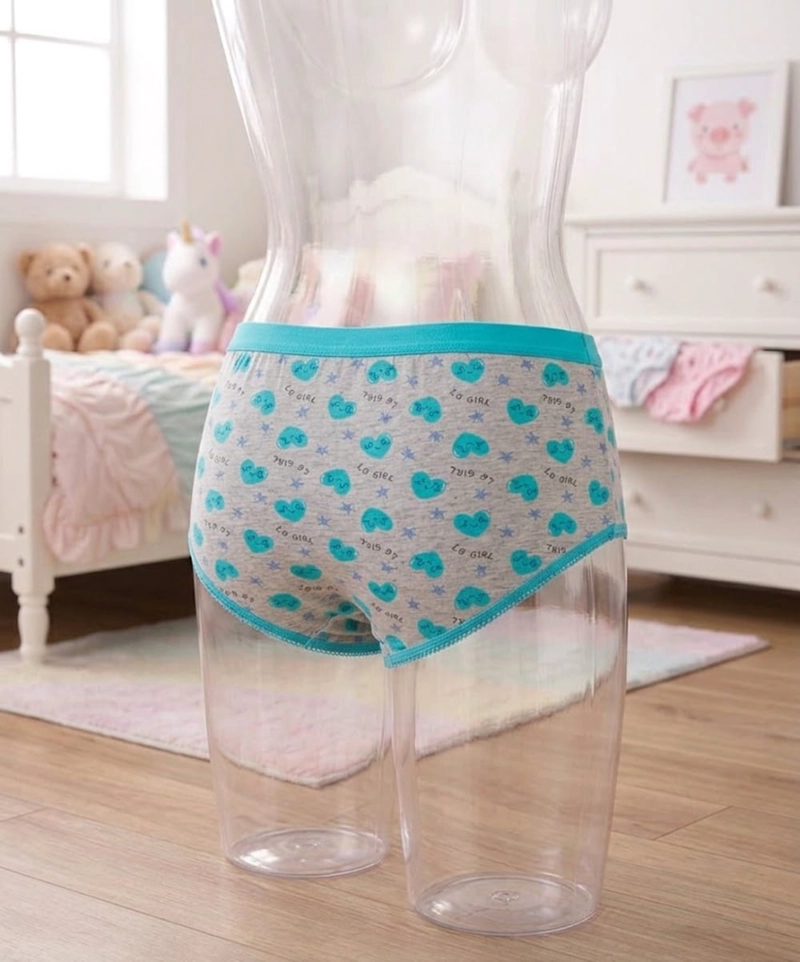 CALZÓN ALGODÓN LADY GENNY INFANTIL CON ELÁSTICO ESTAMPADO - 6