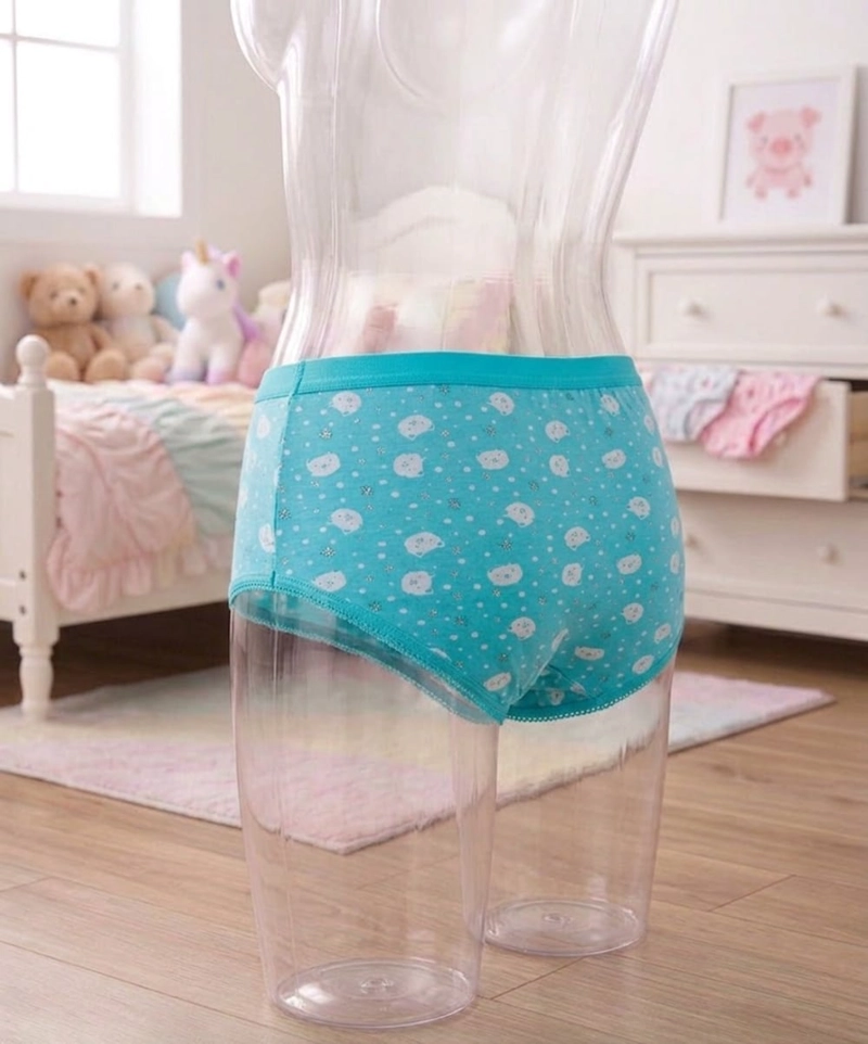 CALZÓN ALGODÓN LADY GENNY INFANTIL CON ELÁSTICO ESTAMPADO - 8