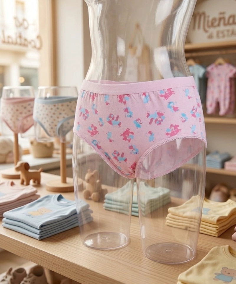 CALZÓN ALGODÓN LADY GENNY INFANTIL CON ELÁSTICO ESTAMPADO - 8