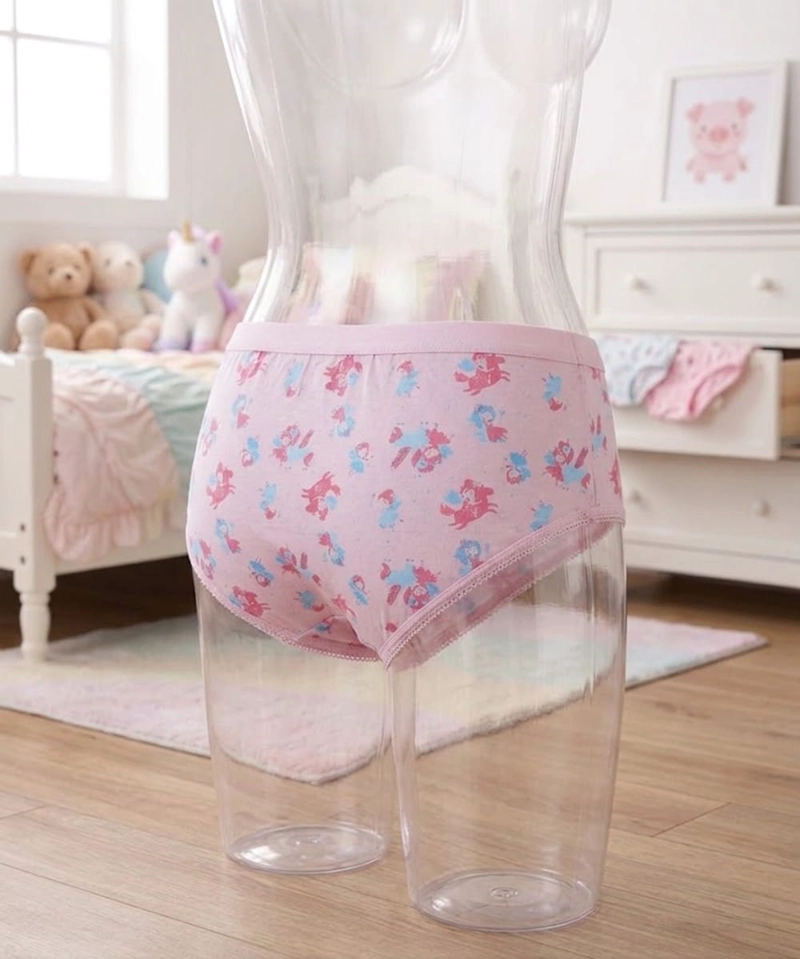CALZÓN ALGODÓN LADY GENNY INFANTIL CON ELÁSTICO ESTAMPADO - 9