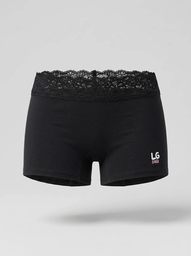PANTALETA NIÑA LADY GENNY INFANTIL ALGODÓN ENCAJE - 1