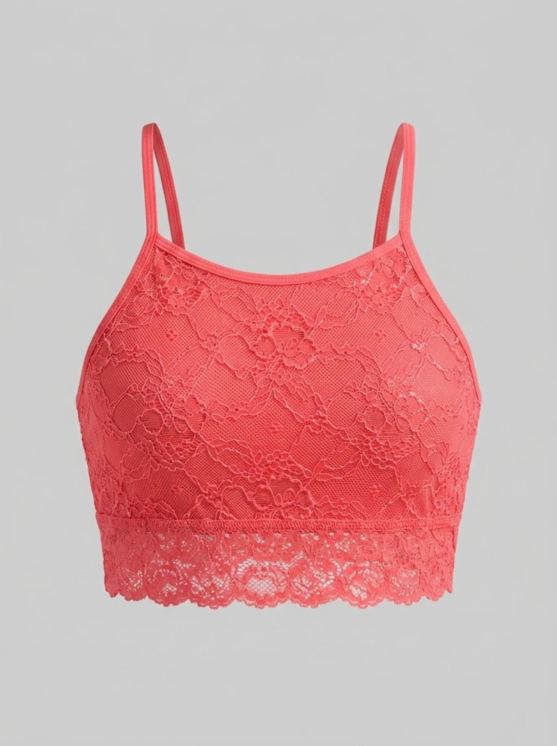 BRALETTE NYLON NIÑA LADY GENNY ENCAJE - 1