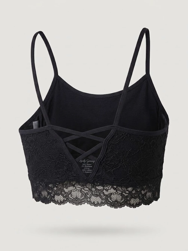 BRALETTE NYLON NIÑA LADY GENNY ENCAJE - 3