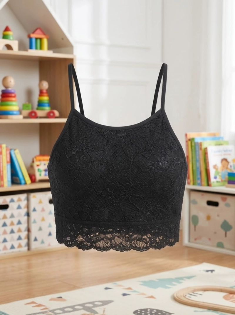 BRALETTE NYLON NIÑA LADY GENNY ENCAJE - 5