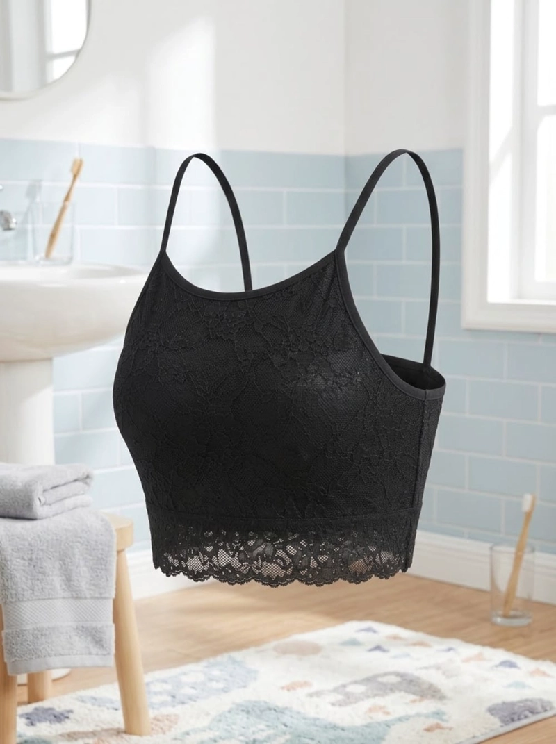 BRALETTE NYLON NIÑA LADY GENNY ENCAJE - 6