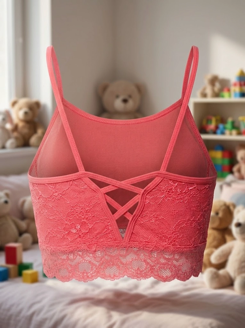 BRALETTE NYLON NIÑA LADY GENNY ENCAJE - 8