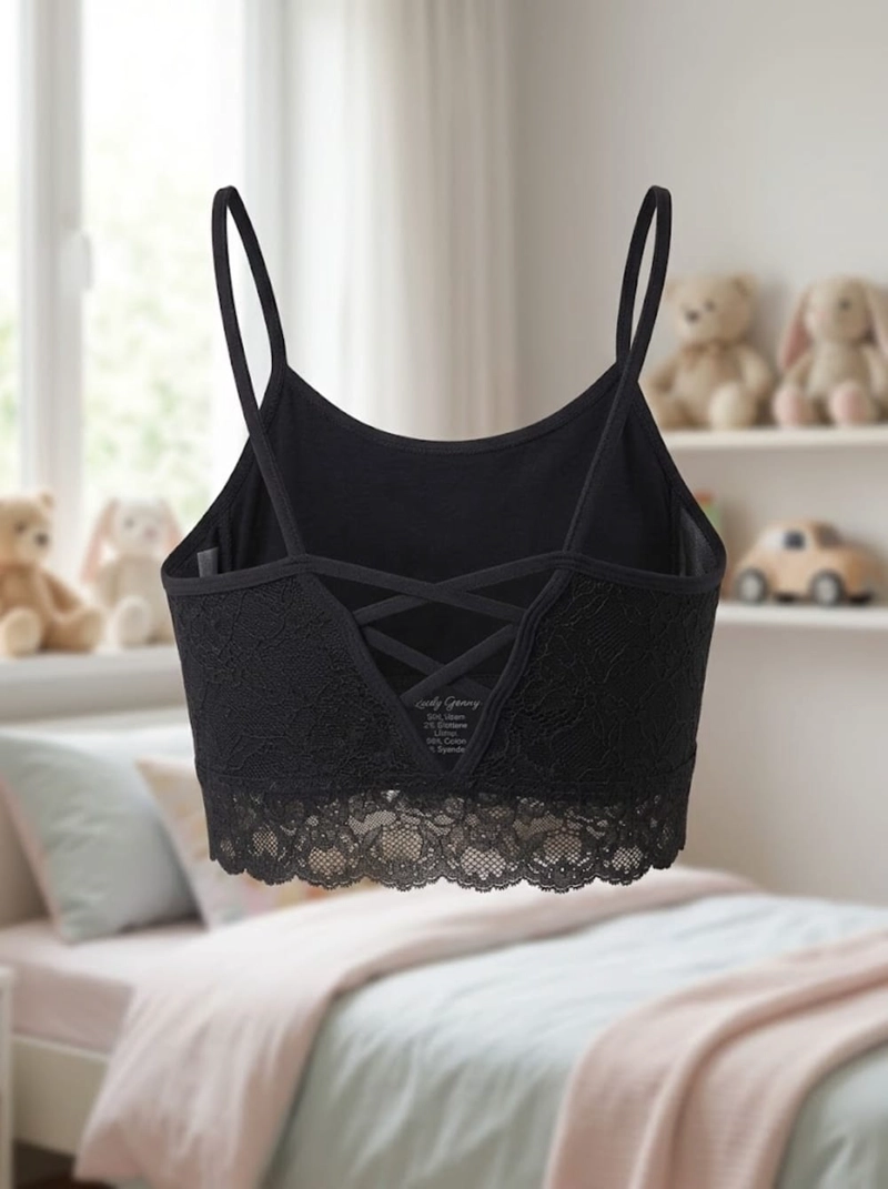 BRALETTE NYLON NIÑA LADY GENNY ENCAJE - 9