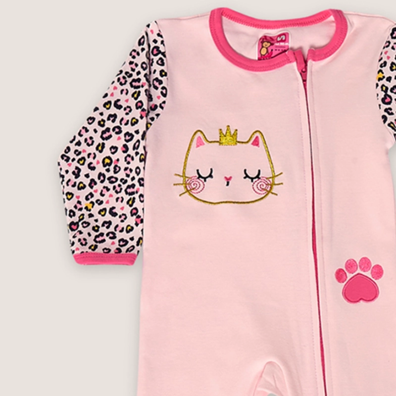 PIJAMA ALGODÓN UNISEX LADY GENNY ENTERITO BEBÉ - 2