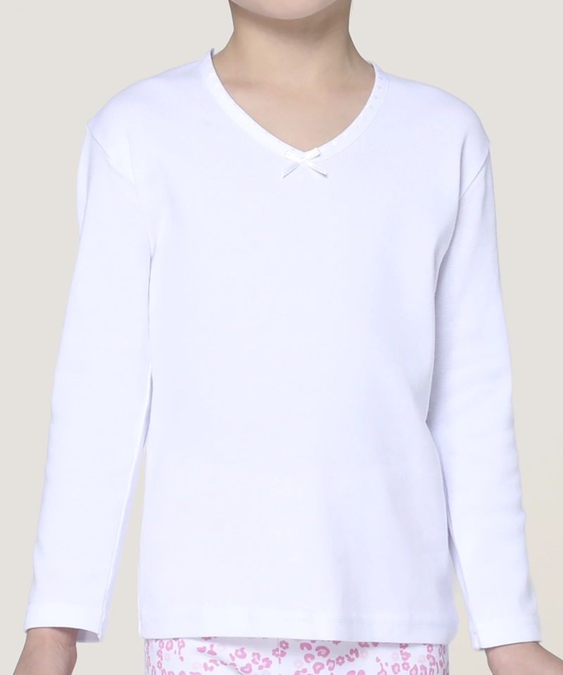 CAMISETA ALGODÓN NIÑA LADY GENNY MANGA LARGA - 1
