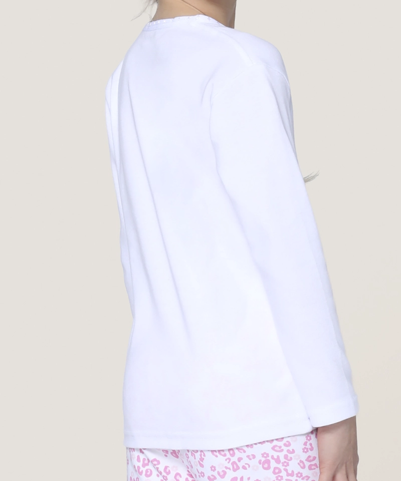 CAMISETA ALGODÓN NIÑA LADY GENNY MANGA LARGA - 2