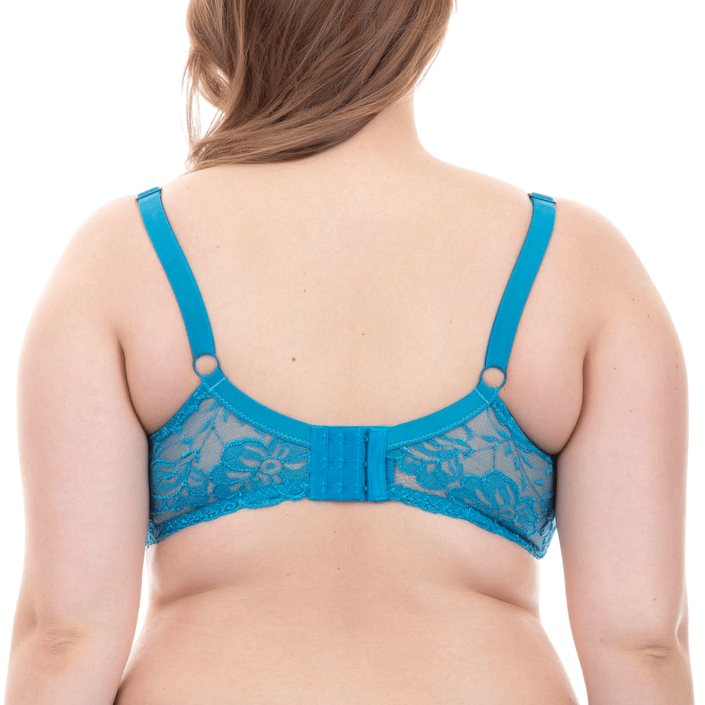 SOSTÉN MUJER LADY GENNY MICROFIBRA CON ARCOS Y ENCAJE GRUESO - 2