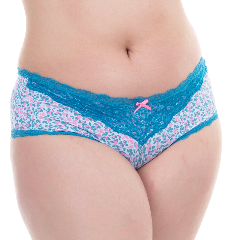 PANTALETA MUJER LADY GENNY INVISIBLE DE MICROFIBRA Y ENCAJE - 1