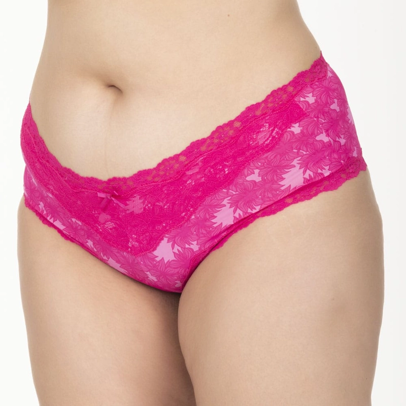 PANTALETA MUJER LADY GENNY INVISIBLE DE MICROFIBRA Y ENCAJE - 1