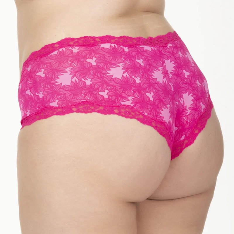 PANTALETA MUJER LADY GENNY INVISIBLE DE MICROFIBRA Y ENCAJE - 2