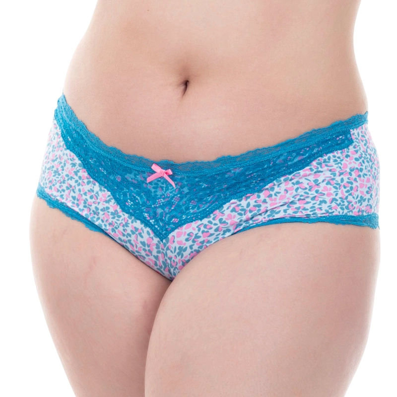 PANTALETA MUJER LADY GENNY INVISIBLE DE MICROFIBRA Y ENCAJE - 3