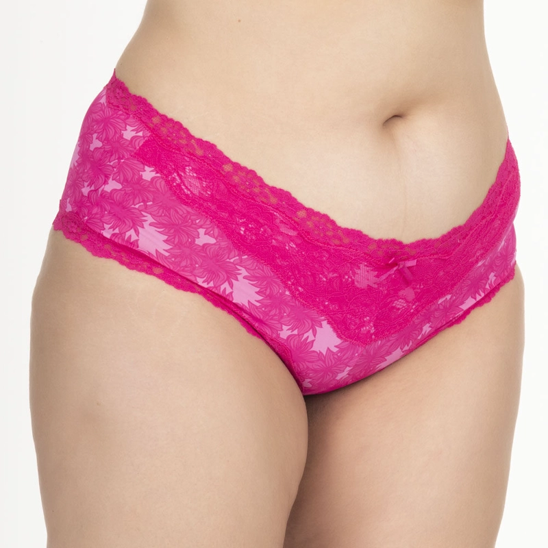 PANTALETA MUJER LADY GENNY INVISIBLE DE MICROFIBRA Y ENCAJE - 3
